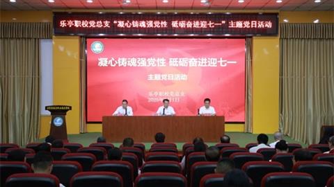 樂亭職校黨總支開展“凝心鑄魂強黨性 砥礪奮進迎七一”主題黨日活動