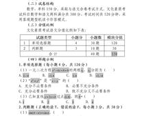 2023年河北省高職單招考試十類 和高職單招對口電子電工類、對口計算機類 文化素質（數(shù)學）考試大綱